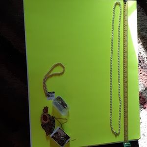 Vintage long pearl necklace